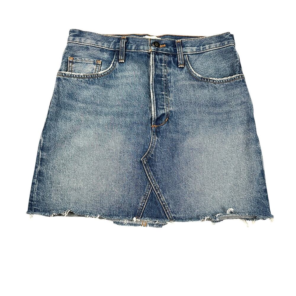 Favorite Daughter Sadie Denim Skirt Womens 29 Camden High Rise Mini A-Line